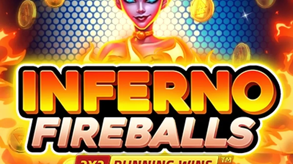 Tampilan visual slot Inferno Fireballs dengan tema api