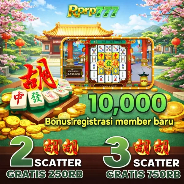 RPRP777 Bonus Member Baru 100%